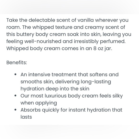 Beekman 1802 Vanilla Absolute Whipped Body Cream - Picture 3 of 3